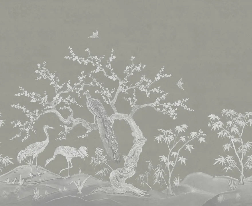 Chinoiserie Blossom - Natural Beige