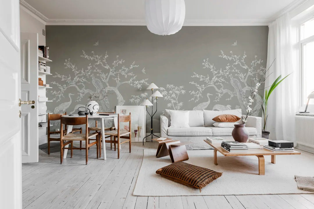 Chinoiserie Blossom - Natural Beige