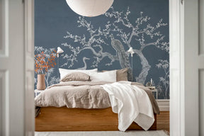 Chinoiserie Blossom - Navy Blue