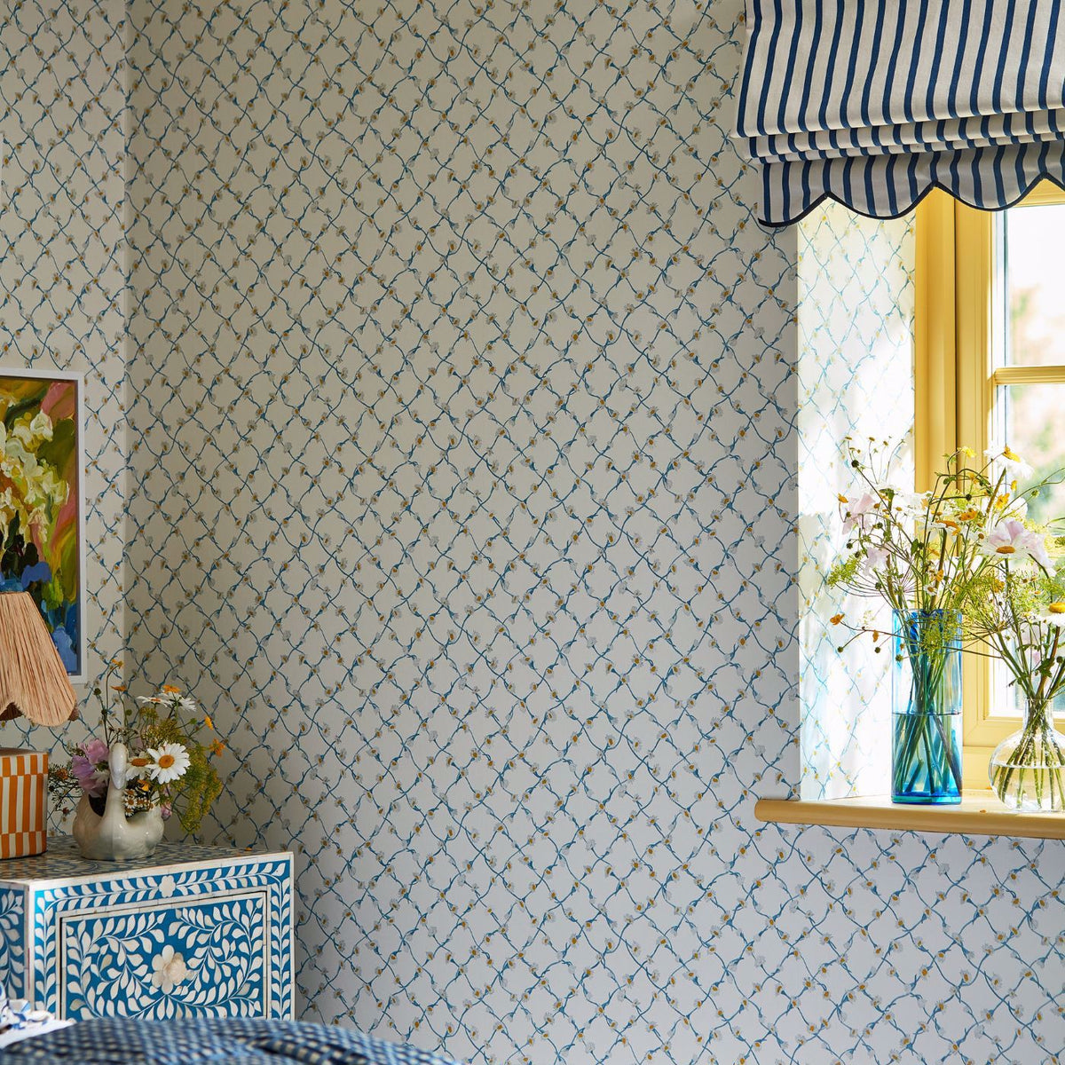 Daisy Trellis - Lapis/Pearl
