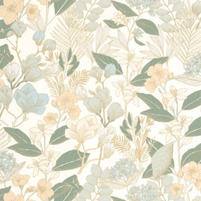 Flower Power May - Bleu Vert
