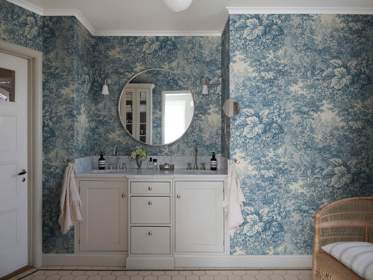 Forest Toile - Blue