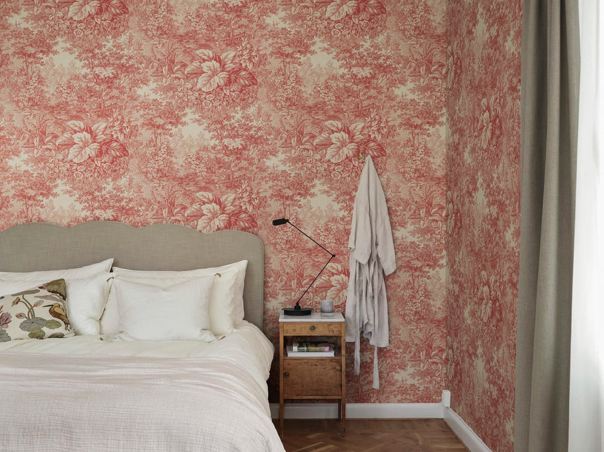 Forest Toile - Red