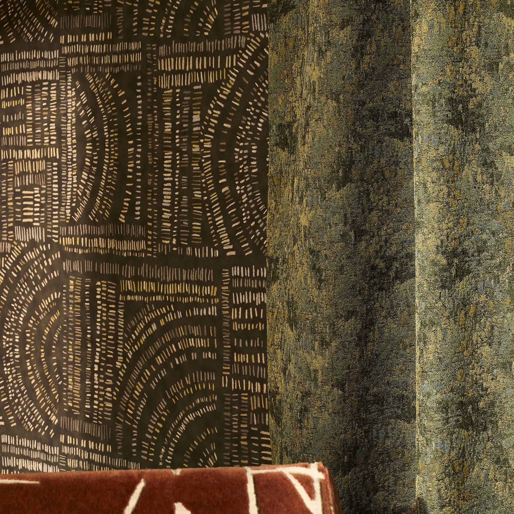 Frescoes - Charcoal/Chalk/Limestone