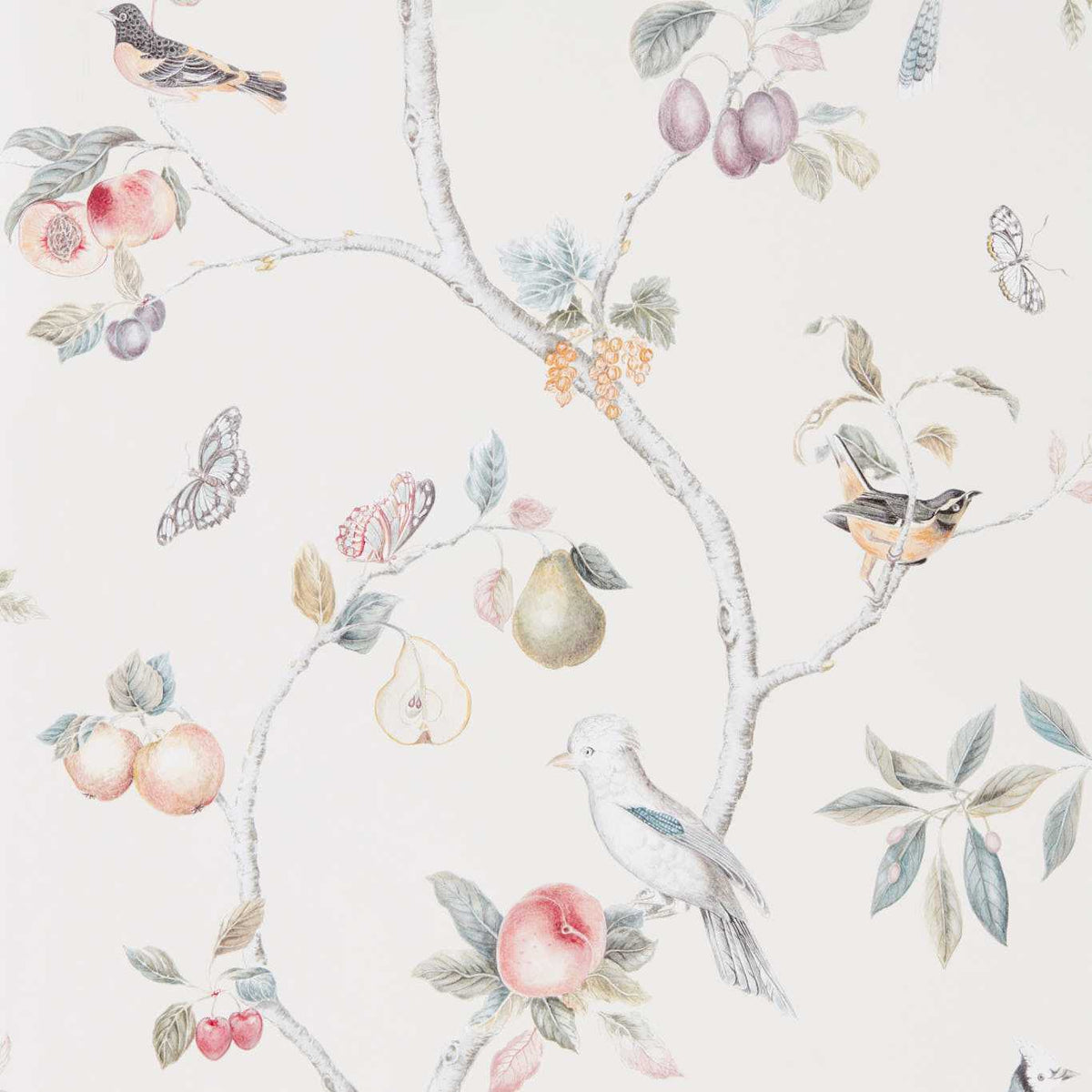 Fruit Aviary - Cream/Multi