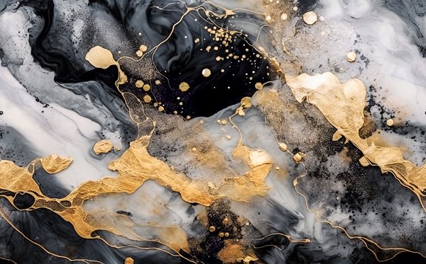 Marble Stream - Black