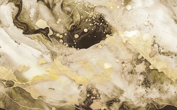 Marble Stream - Gold