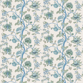 Indienne - Cornflower/Pine