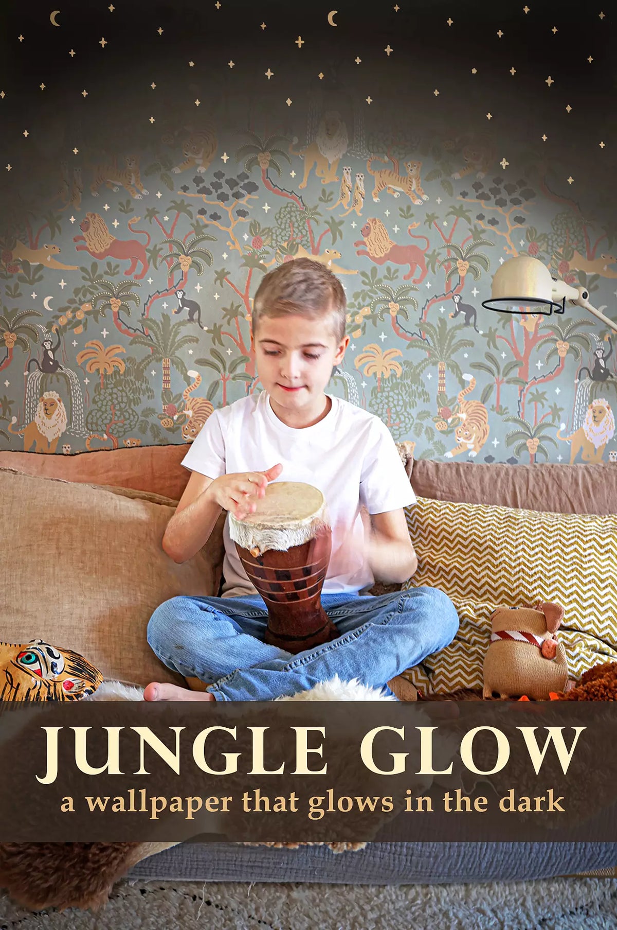 Jungle Glow - Tropical Blue