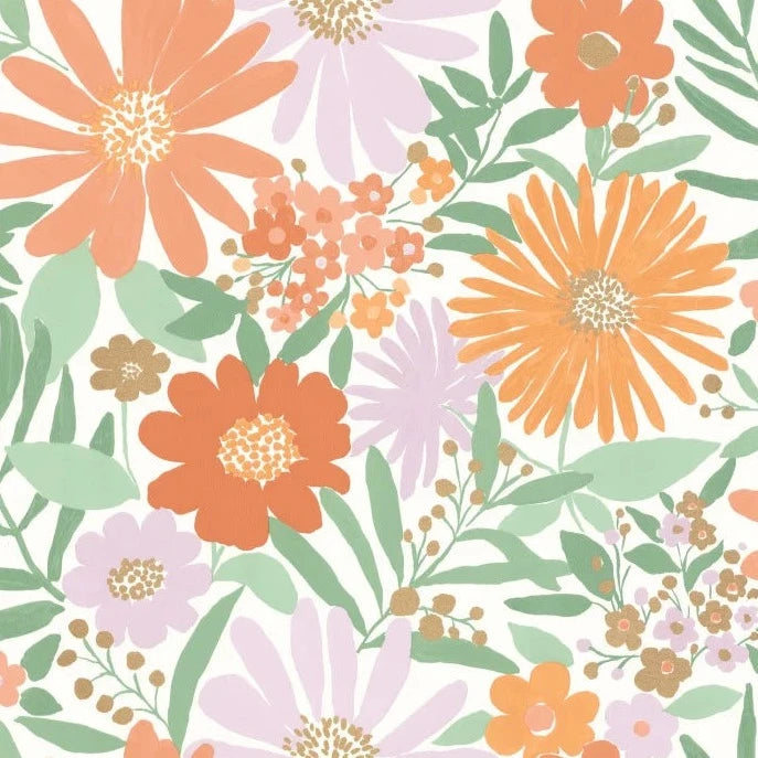 Marguerite - White/Green/Orange