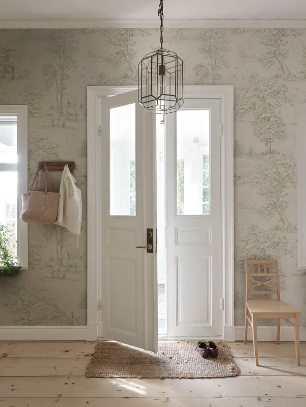 Montfort Mural - Olive Green