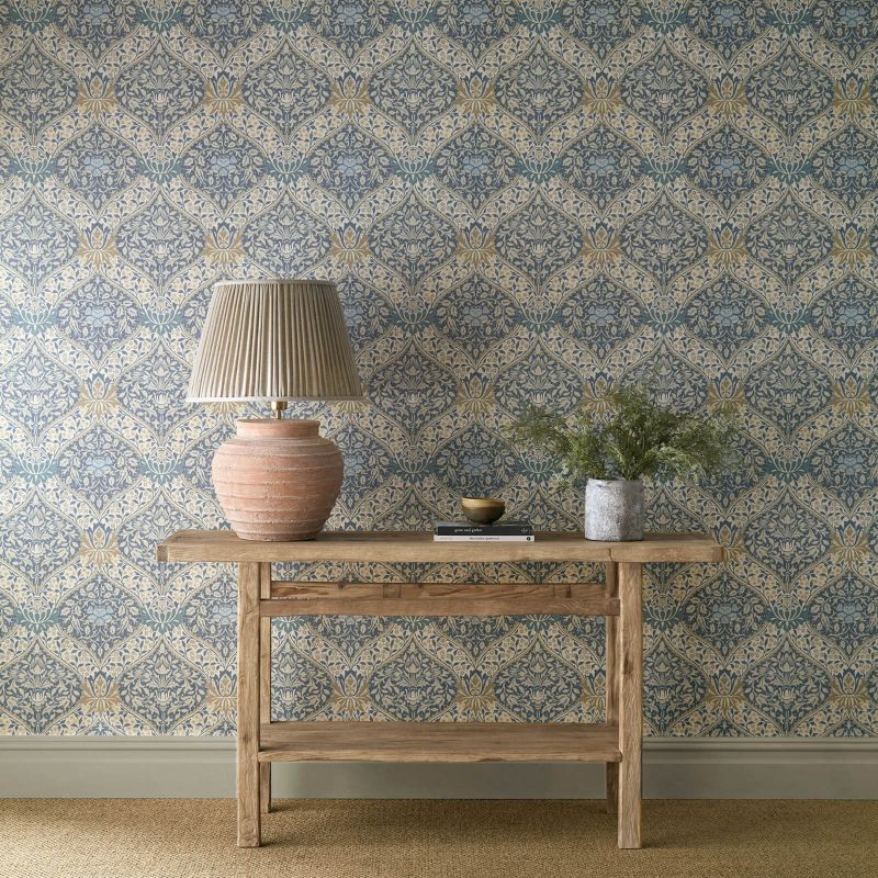 Norbury - Woad/Linen
