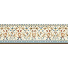 Ornamental Frieze - Linen/Woad