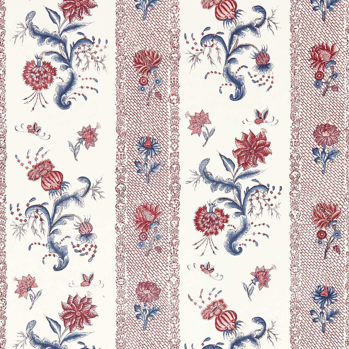 Papaver Stripe - Indigo/Madder