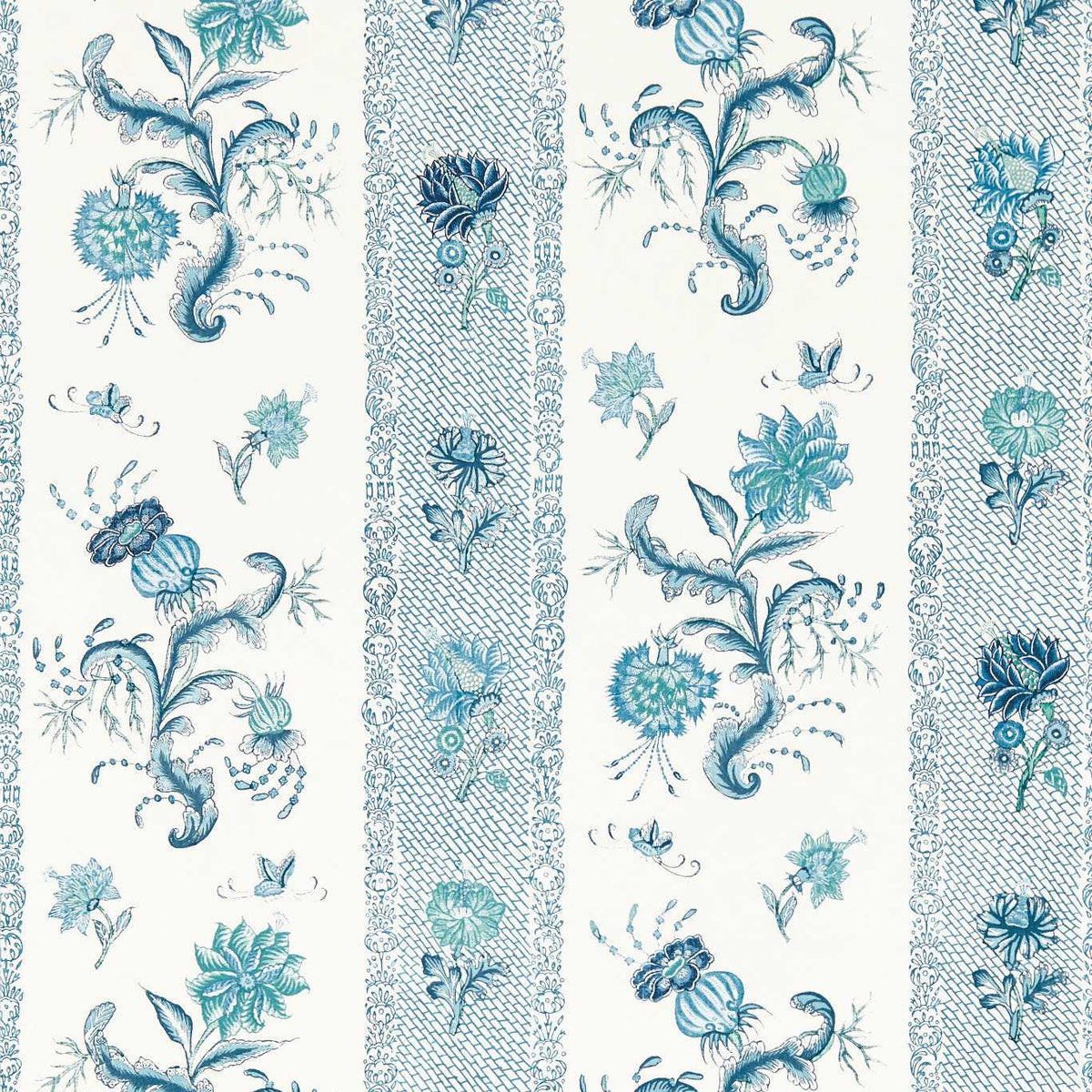 Papaver Stripe - Mazarine Blue