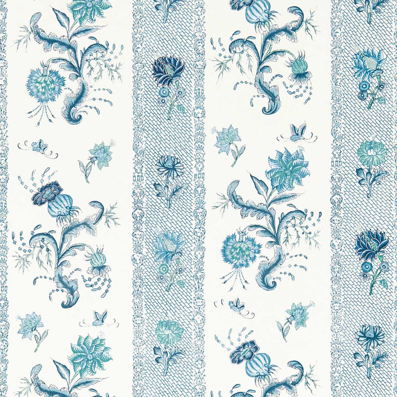 Papaver Stripe - Mazarine Blue