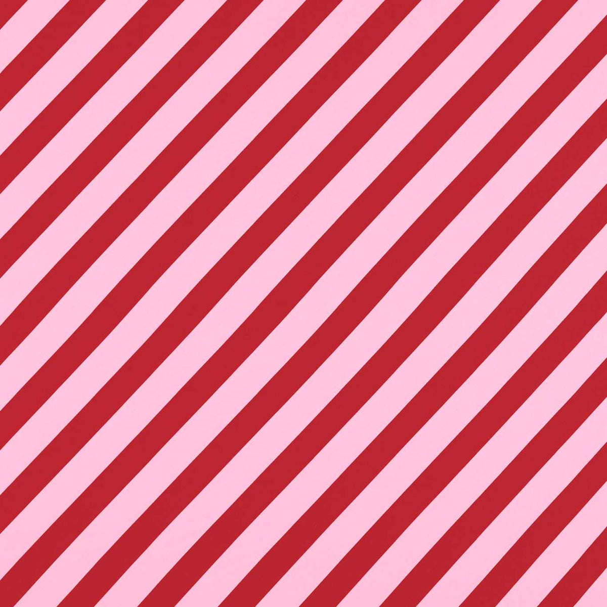 Paper Straw Stripe - Ruby/Rose