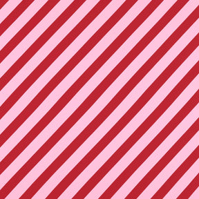 Paper Straw Stripe - Ruby/Rose