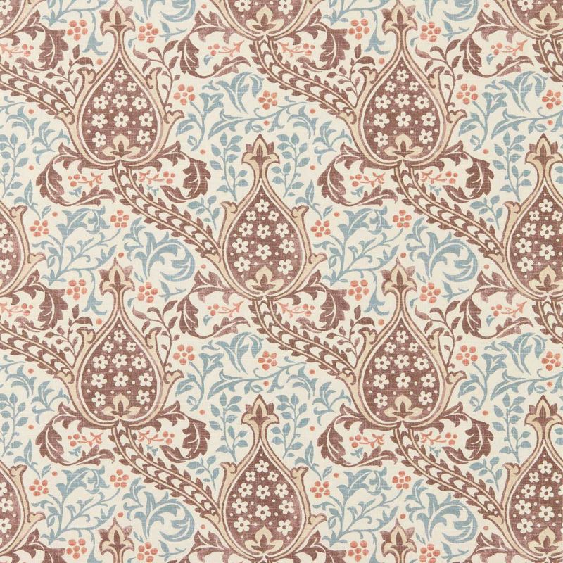 Persian Tulip - Umber/Mineral Blue