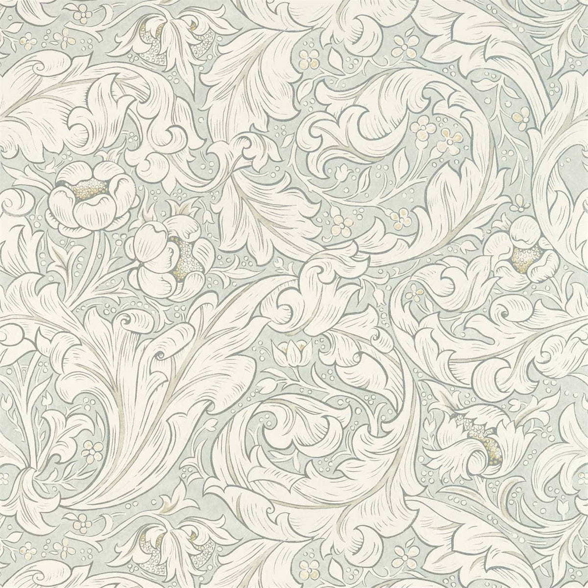 Pure Bachelors Button - Grey Blue (sold by the metre)