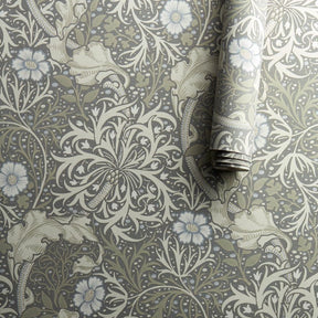 Seaweed - Silver/Ecru