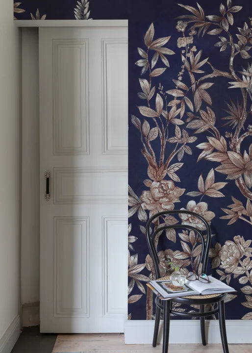 Silk Floral - Blue