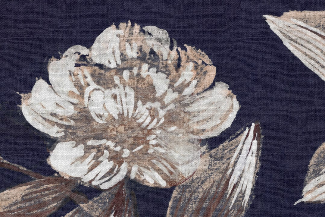 Silk Floral - Blue