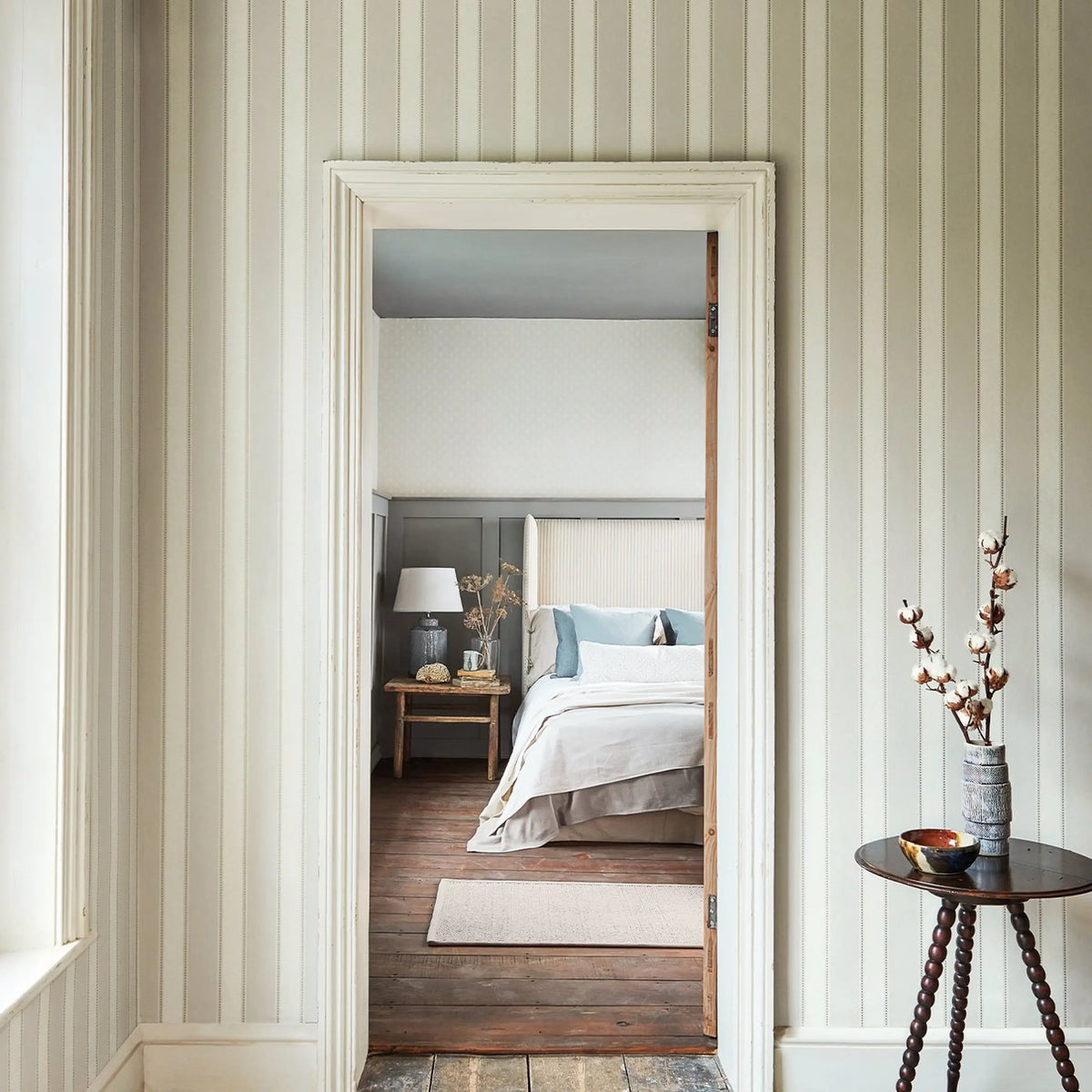 Sonning Stripe - Silver Grey