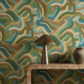 Spiralis - Ochre/Turquoise/Forest