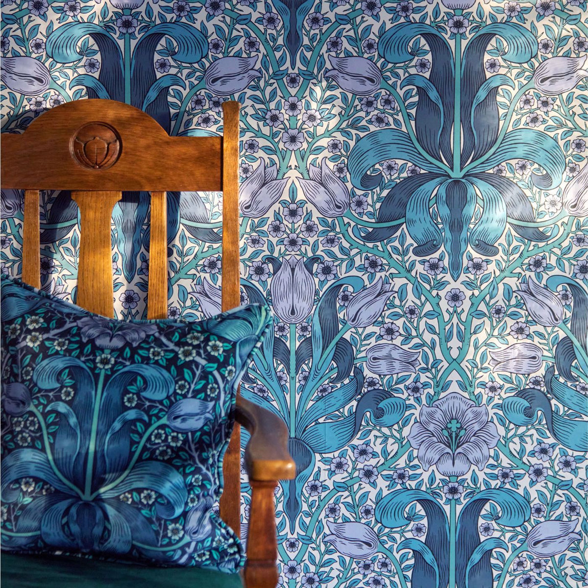 Spring Thicket - Indigo/Lilac