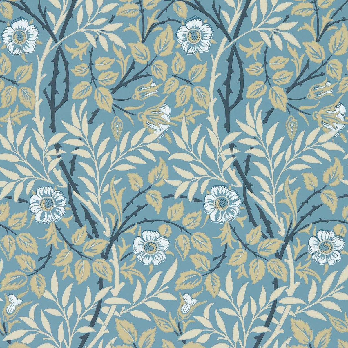 Sweet Briar - Mineral/Linen