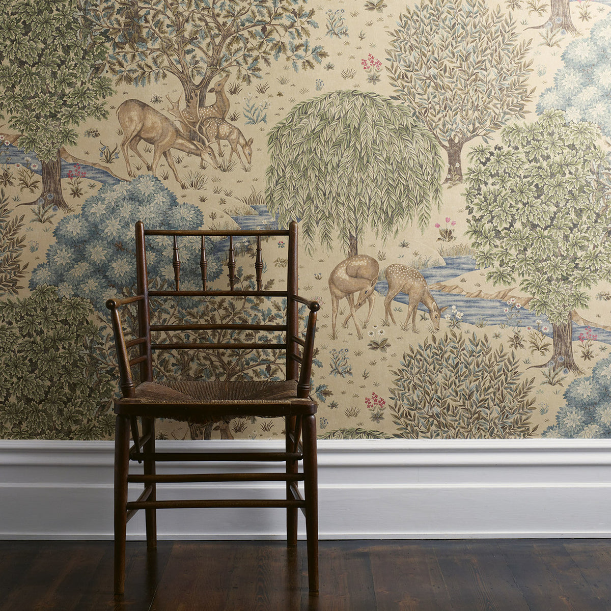 The Brook - Dark Blue (sold by the metre)