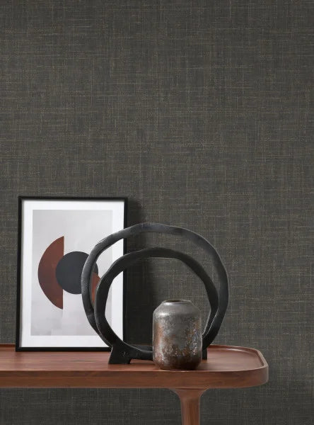 Toile De Lin - Noir Fusain