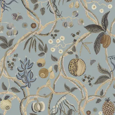 Tree of Life Mural - Light Blue