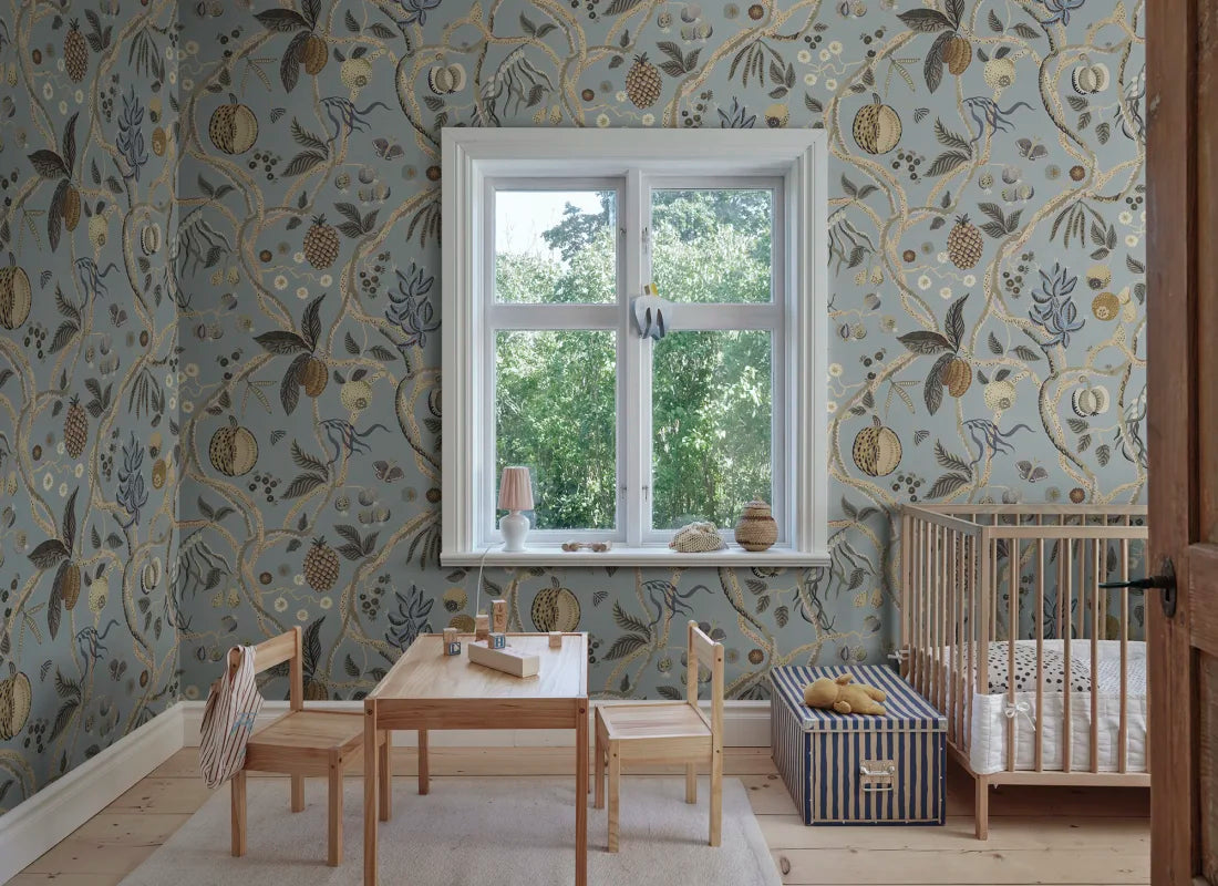 Tree of Life Mural - Light Blue