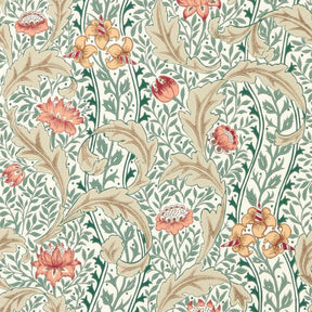 Wild Tulip & Vine - Coral/Teal
