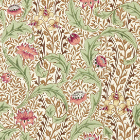 Wild Tulip & Vine -  Rose/Linen