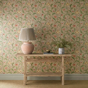 Wild Tulip & Vine -  Rose/Linen