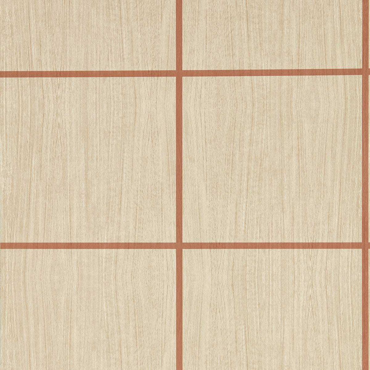 Wood Blocks - Oak/ Terracotta Gloss