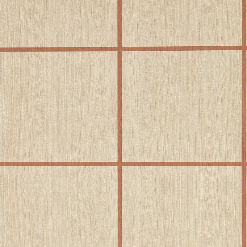 Wood Blocks - Oak/ Terracotta Gloss