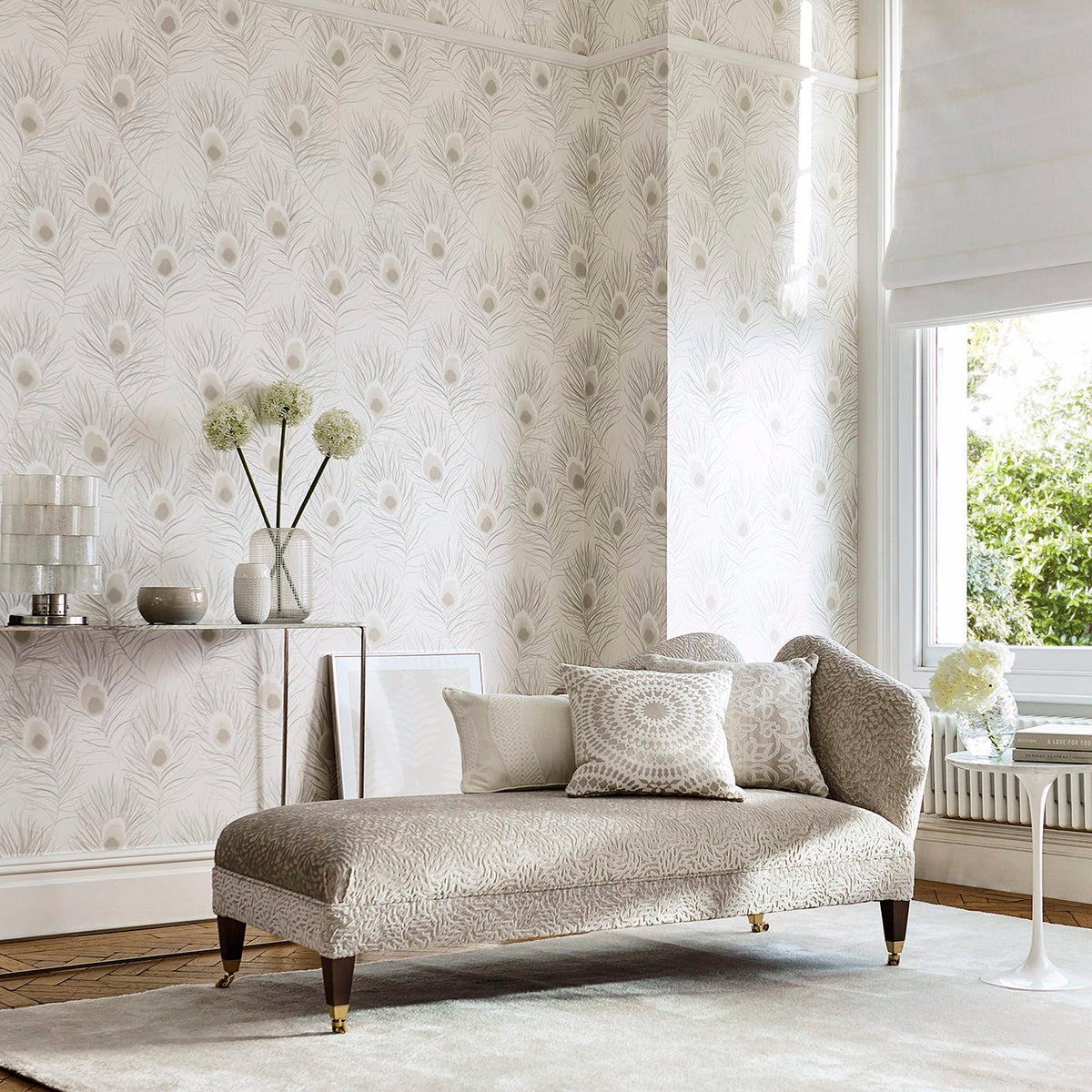 Orlena - Powder Blue/Gilver