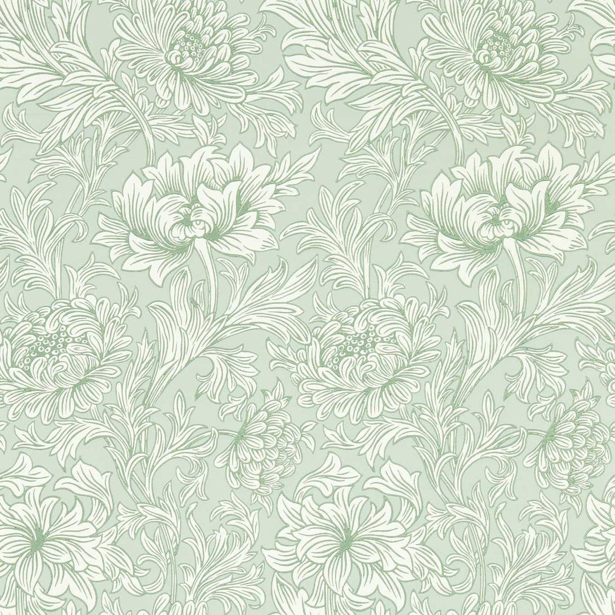 Chrysanthemum Toile - Willow