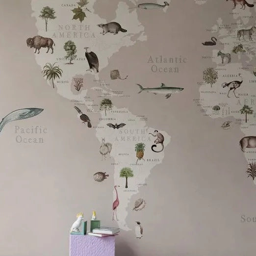 Animal World - Pastel Pink