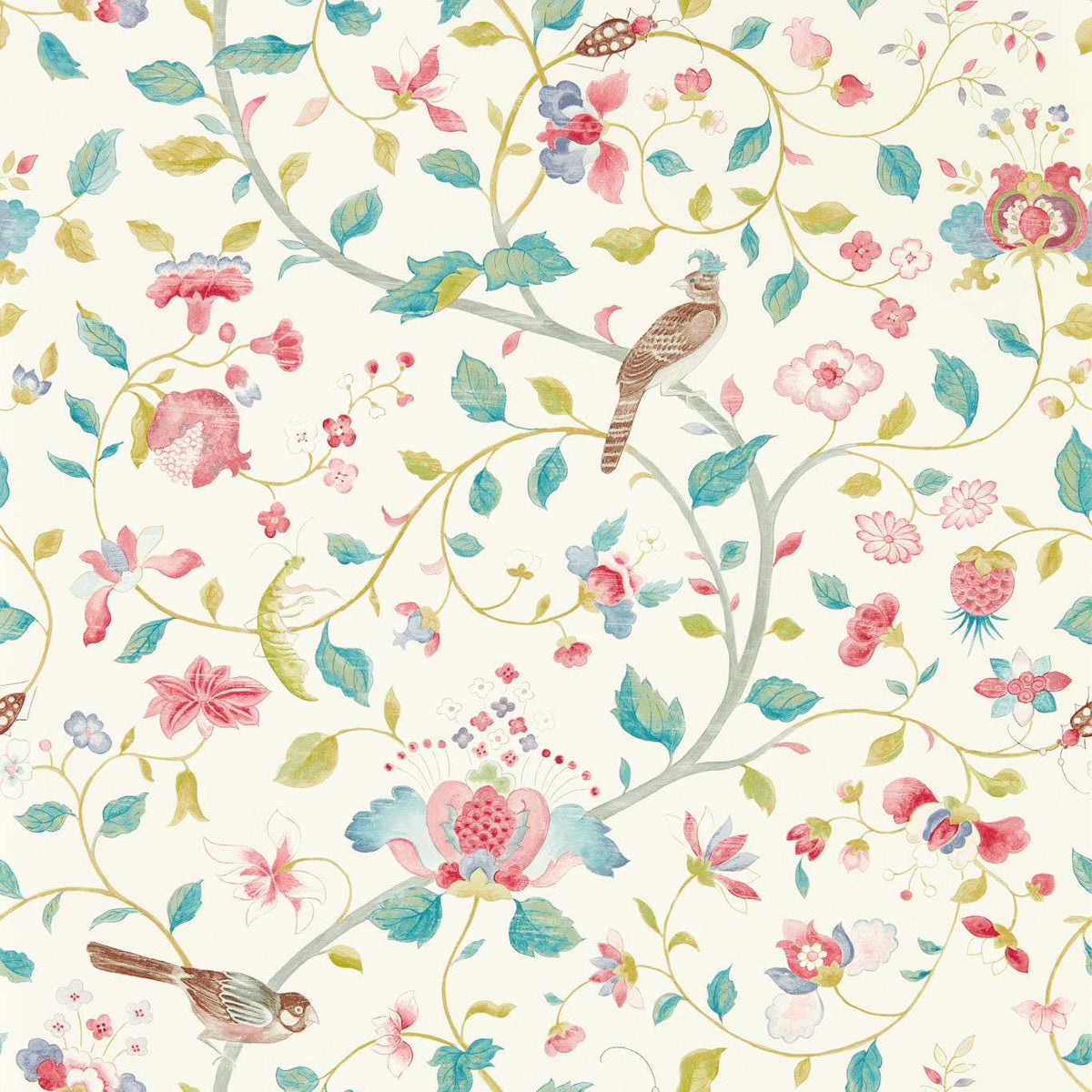 Aril's Garden - Blue Clay/Pink