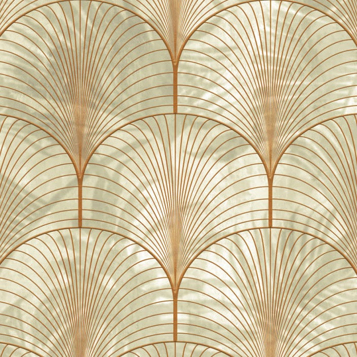 Art Deco Palms - Bronze