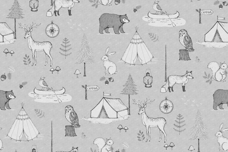 Camping Trip - Grey