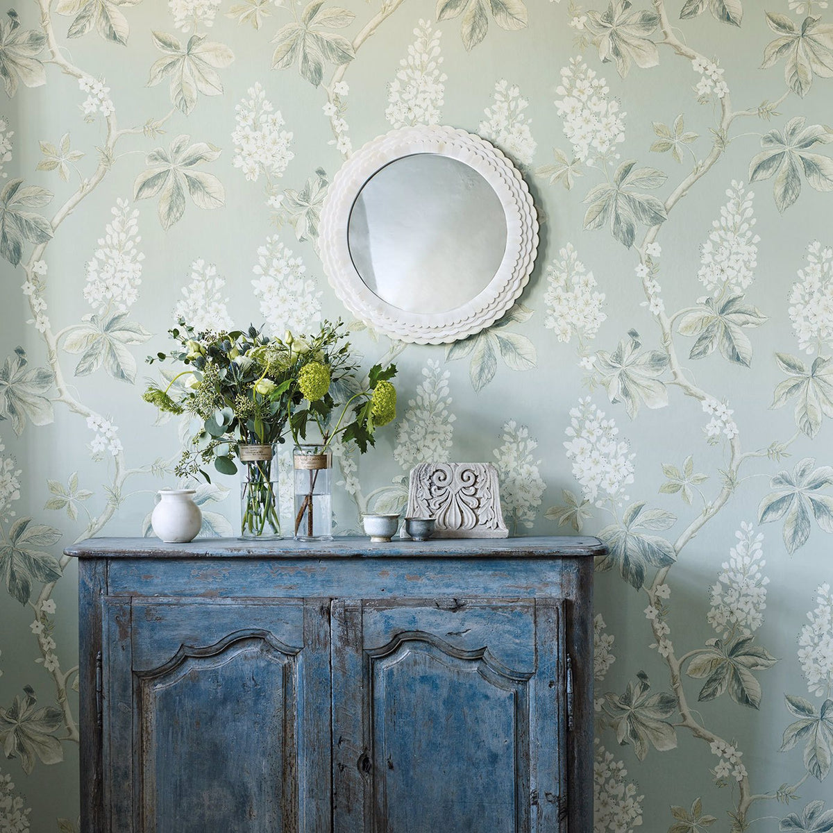 Chestnut Tree - Grey Blue/Sage