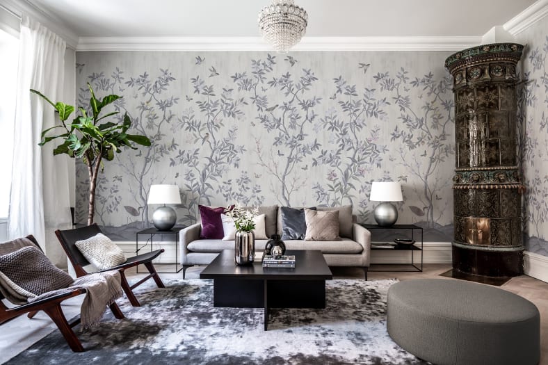 Chinoiserie Chic - Pearl Grey