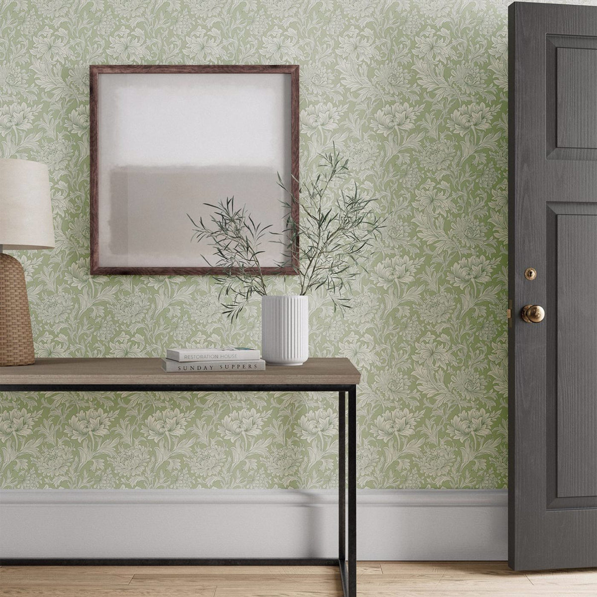 Chrysanthemum Toile - Willow