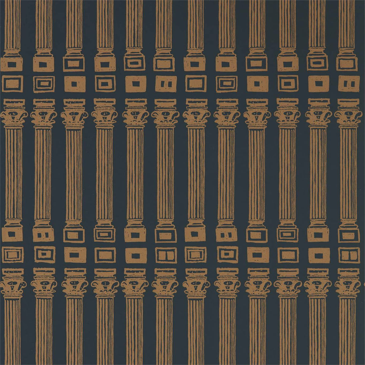 Columns - Antique Gold/Vine Black